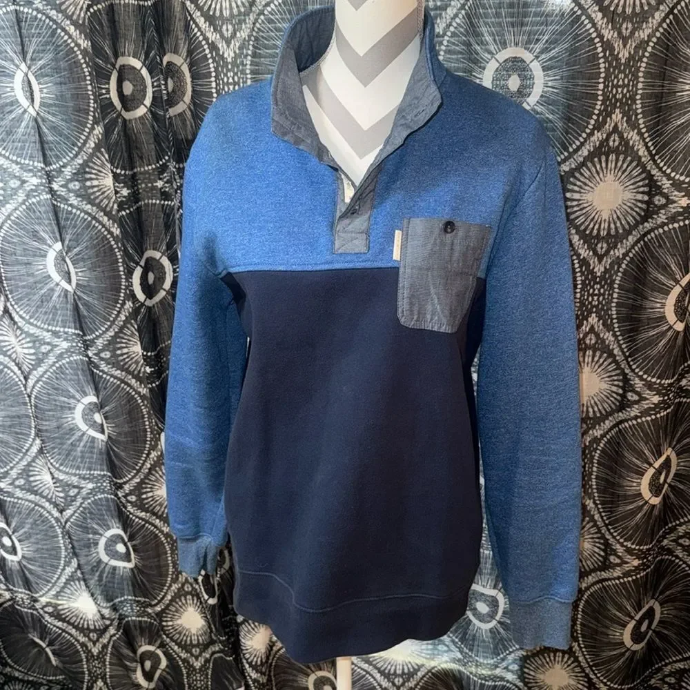 MARC ECKO Cut and Sew Blue Men’s Pullover Size Medium
